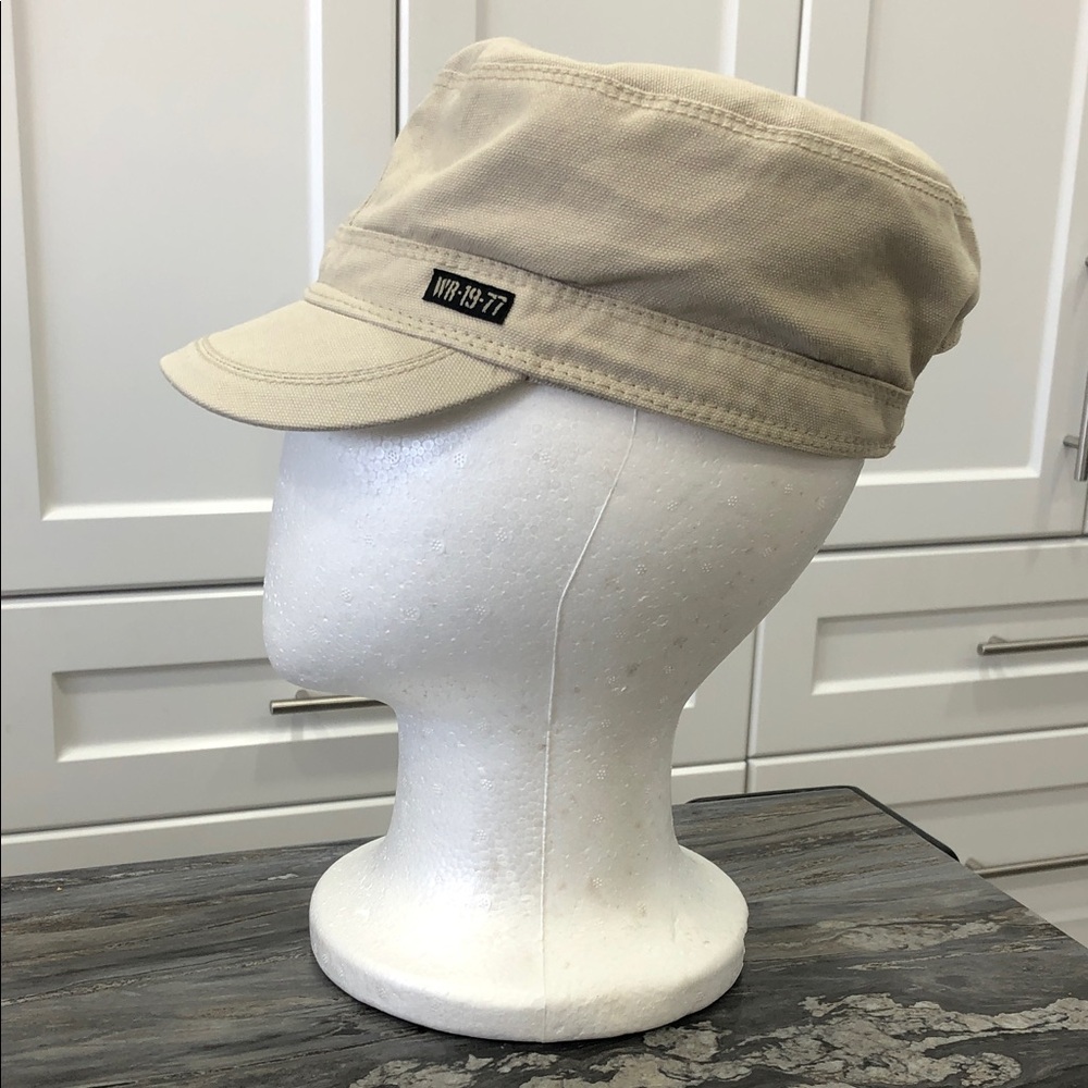 Wind River Cadet Military Cap – Canvas/Twill – Adjustable – Tan